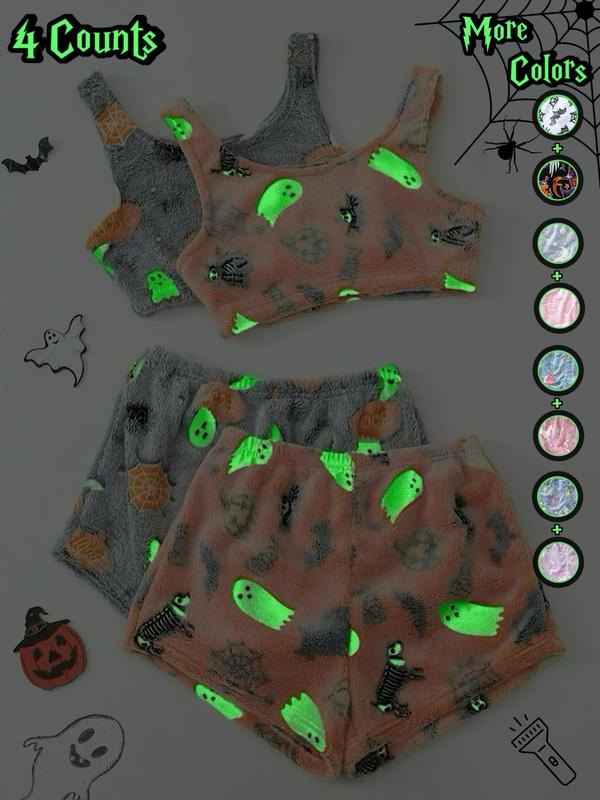 Halloween Crop Top - Glow in the Dark