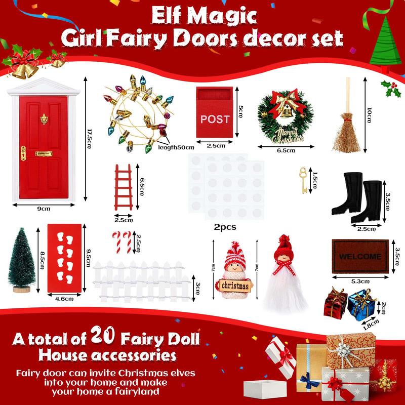 Elf Christmas Door Set (22 pcs)