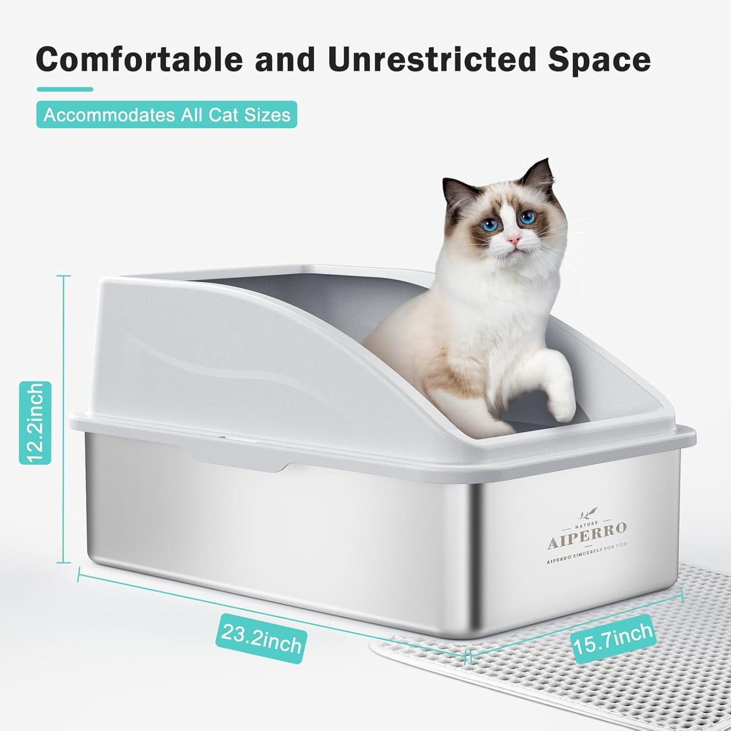 Stainless Steel Litter Box