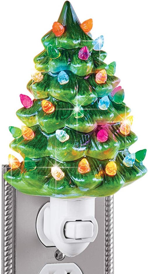 Ceramic Christmas Tree Night Light