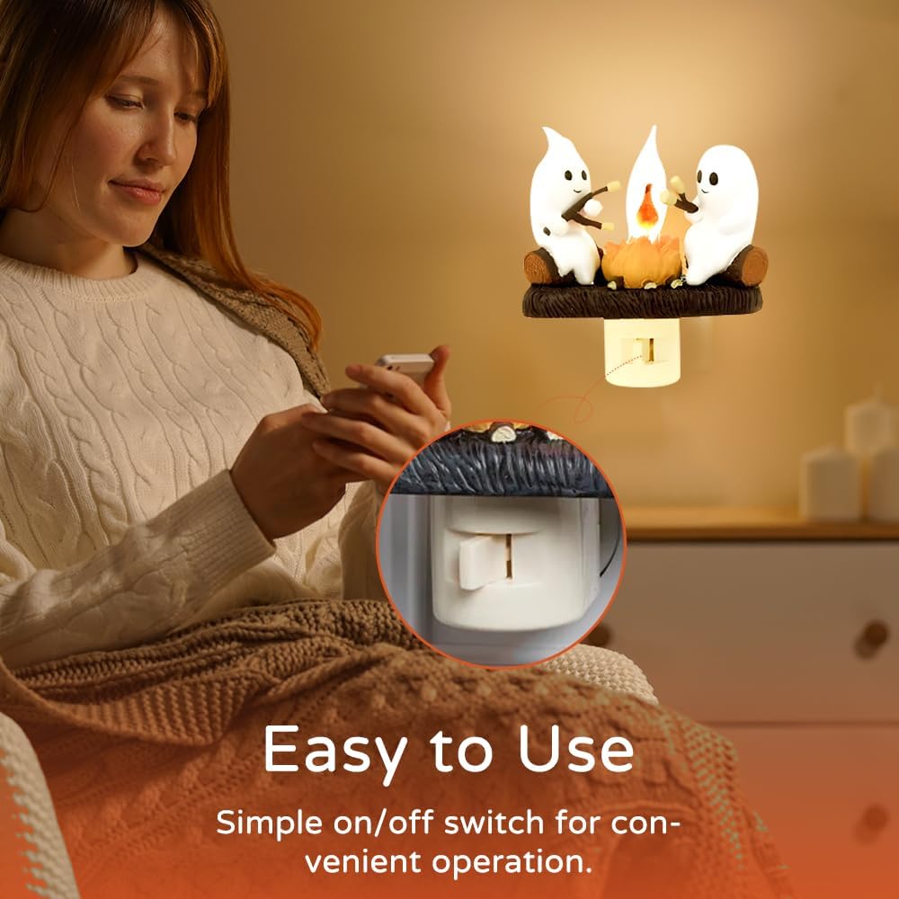 Ghost Campfire Night Light