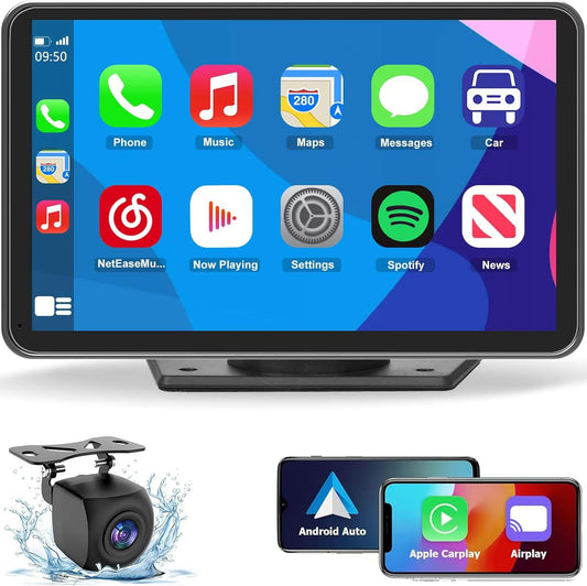 Portable Wireless CarPlay Screen