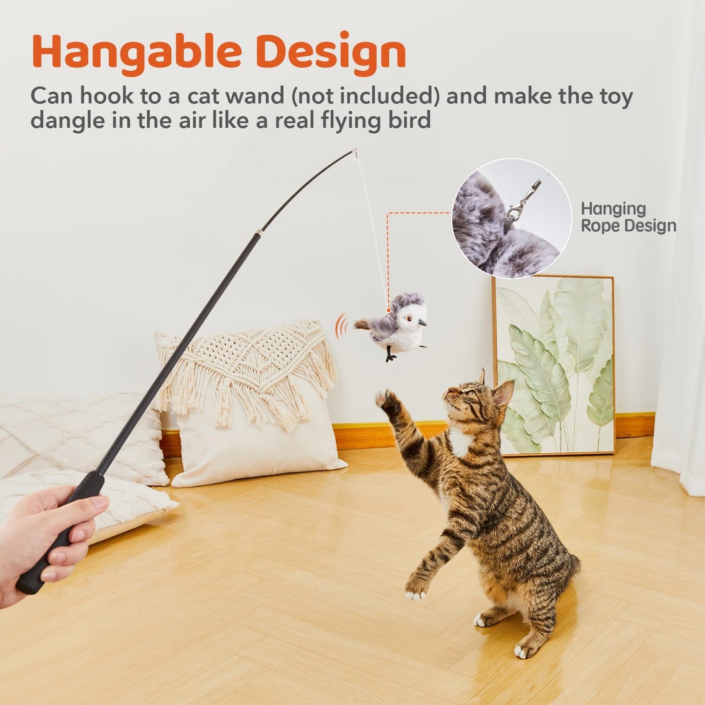 Flapping Bird Cat Toy