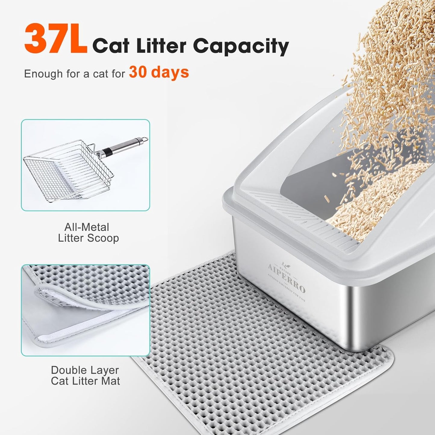 Stainless Steel Litter Box