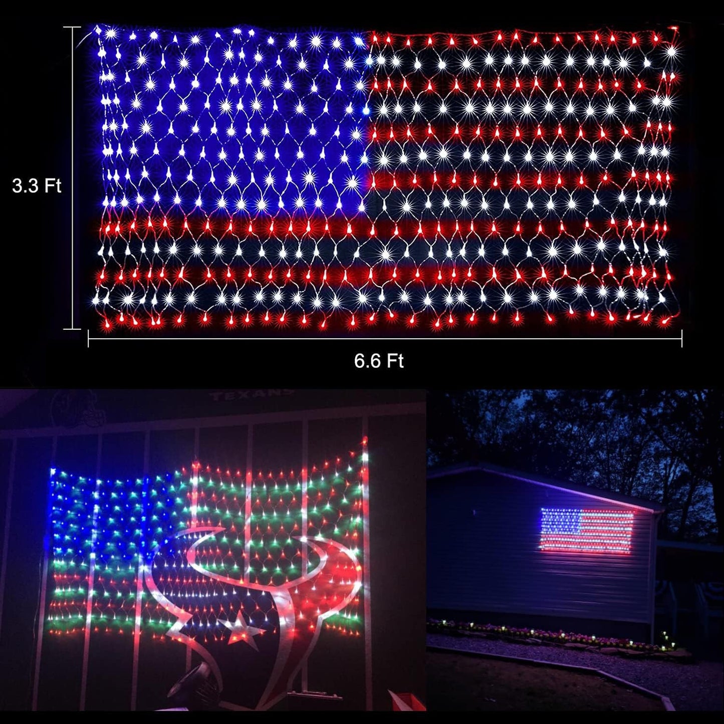 American Flag LED Lights