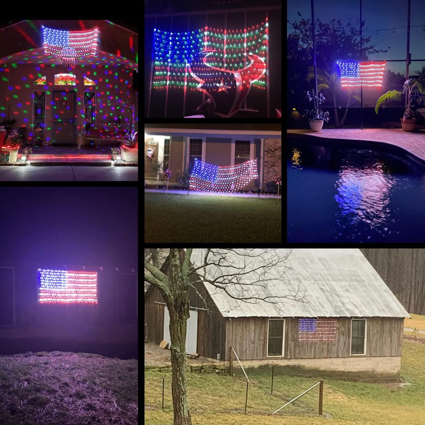 American Flag LED Lights