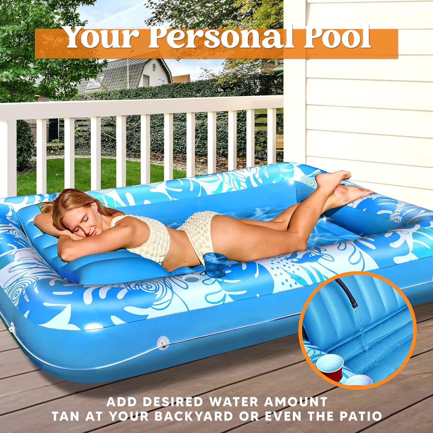 Inflatable Pool Lounger