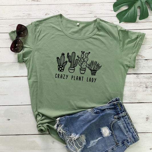 Crazy Plant Lady Shirt