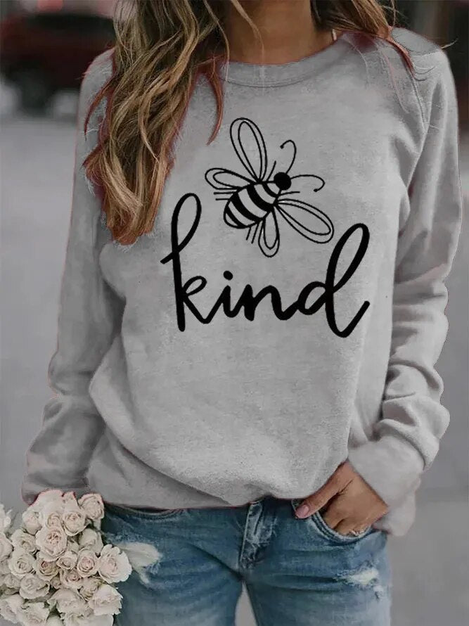 Bee Kind Loose Fit Sweatshirt