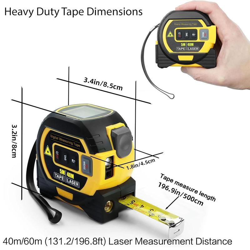 2 in 1 Digital Tape Measure