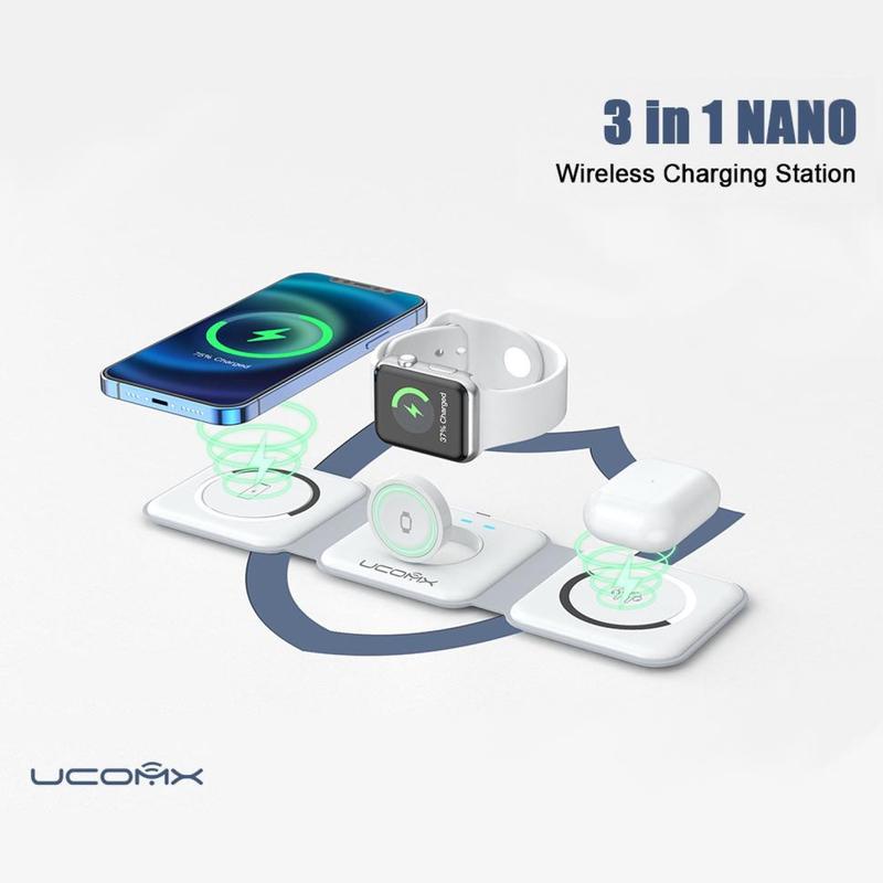 3-in-1 Portable Wireless Charger