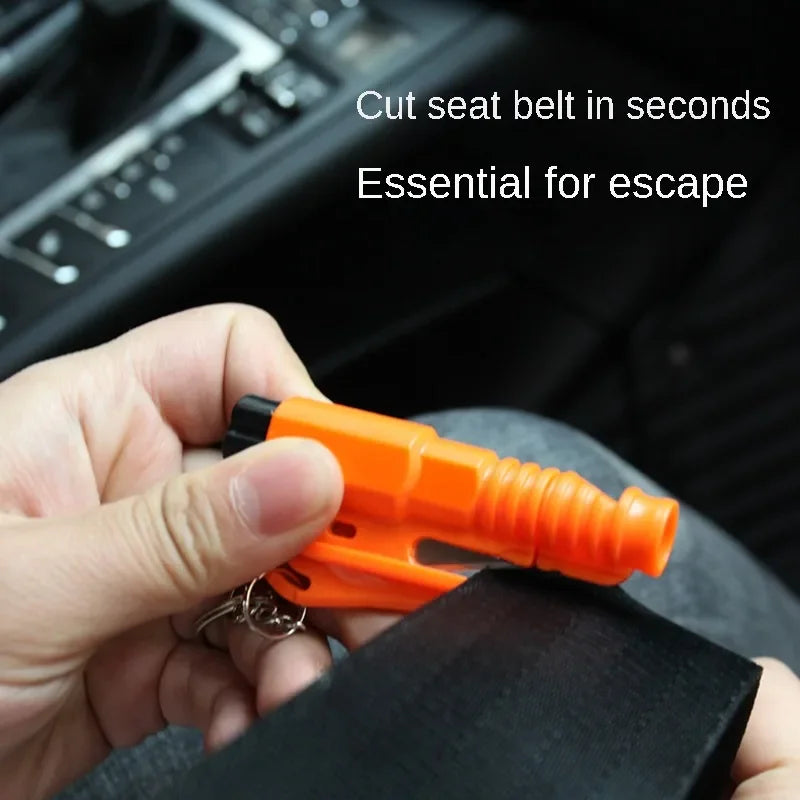 2-in-1 Emergency Window Breaker & Seatbelt Cutter